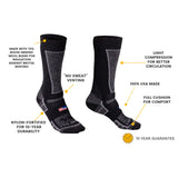 Heavy Bison Work Sock