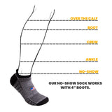 No-Show Wool Work Sock