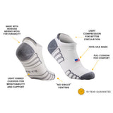 No-Show Wool Work Sock