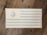 National Rig Decal -  Gloss White